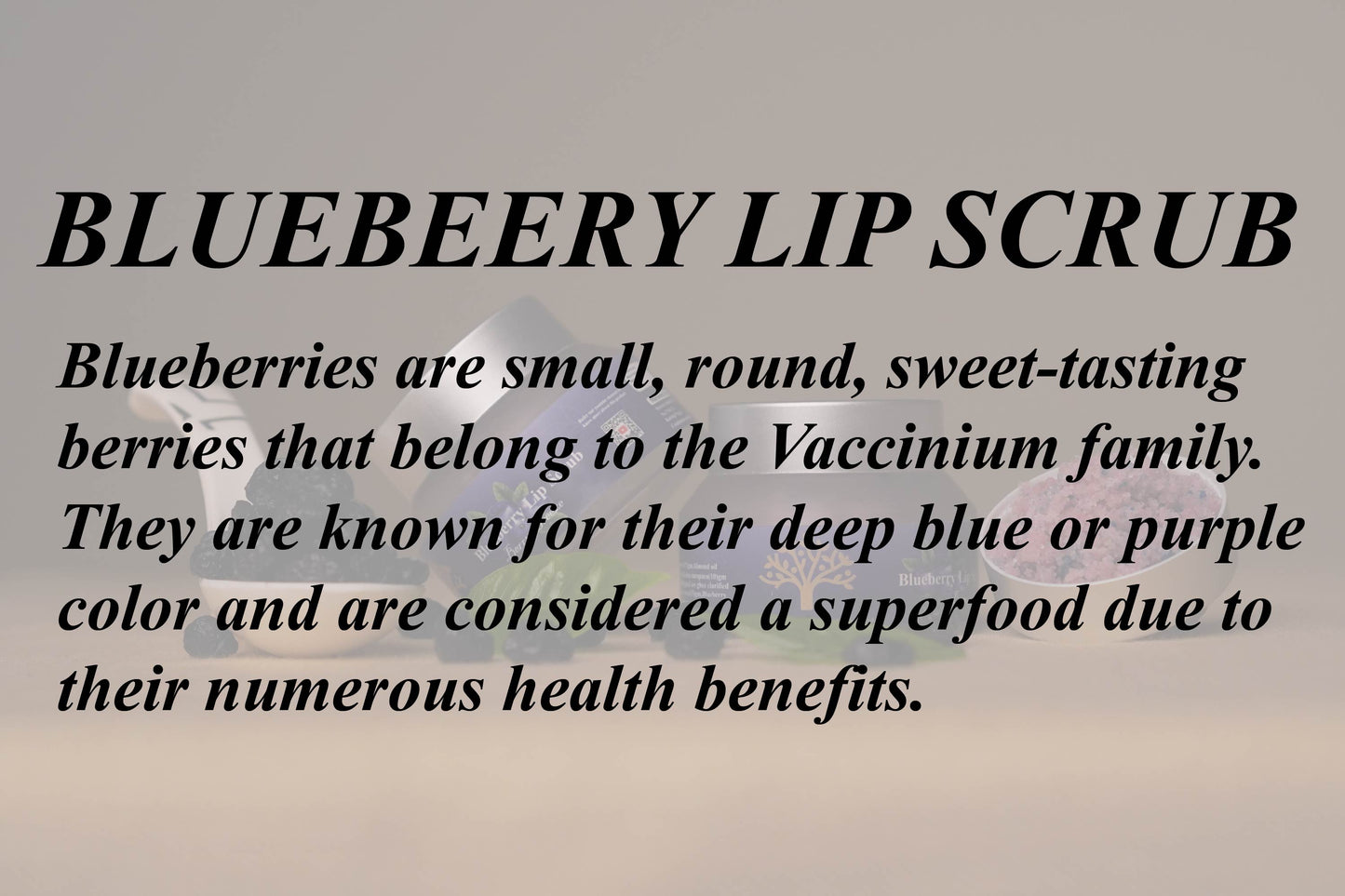 Blueberry Lip Scrub-50 grm