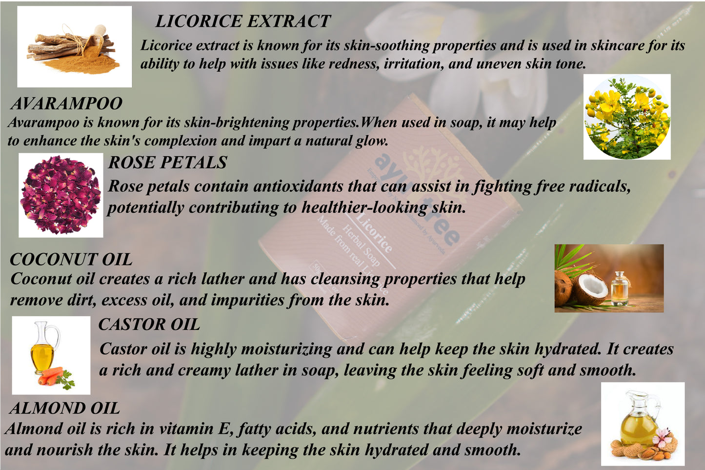 Licorice Soap for Skin Whitening - 50gm