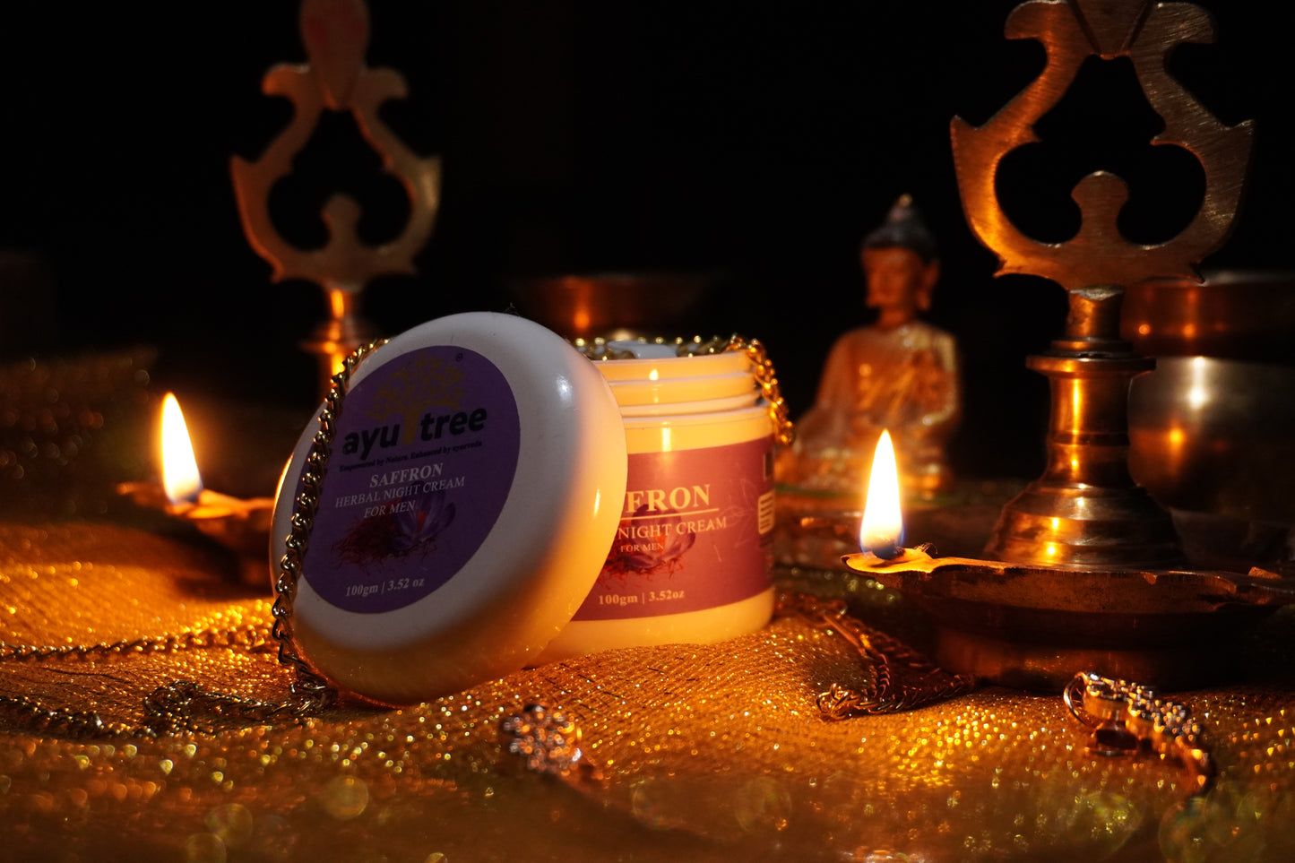 Saffron Herbal Night Cream for Men