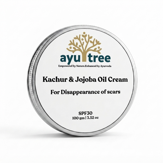 Kachur & Jojoba oil cream for disappearance of scars -100gms