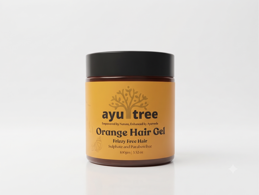 Orange Hair Gel Frizzy Free Hair