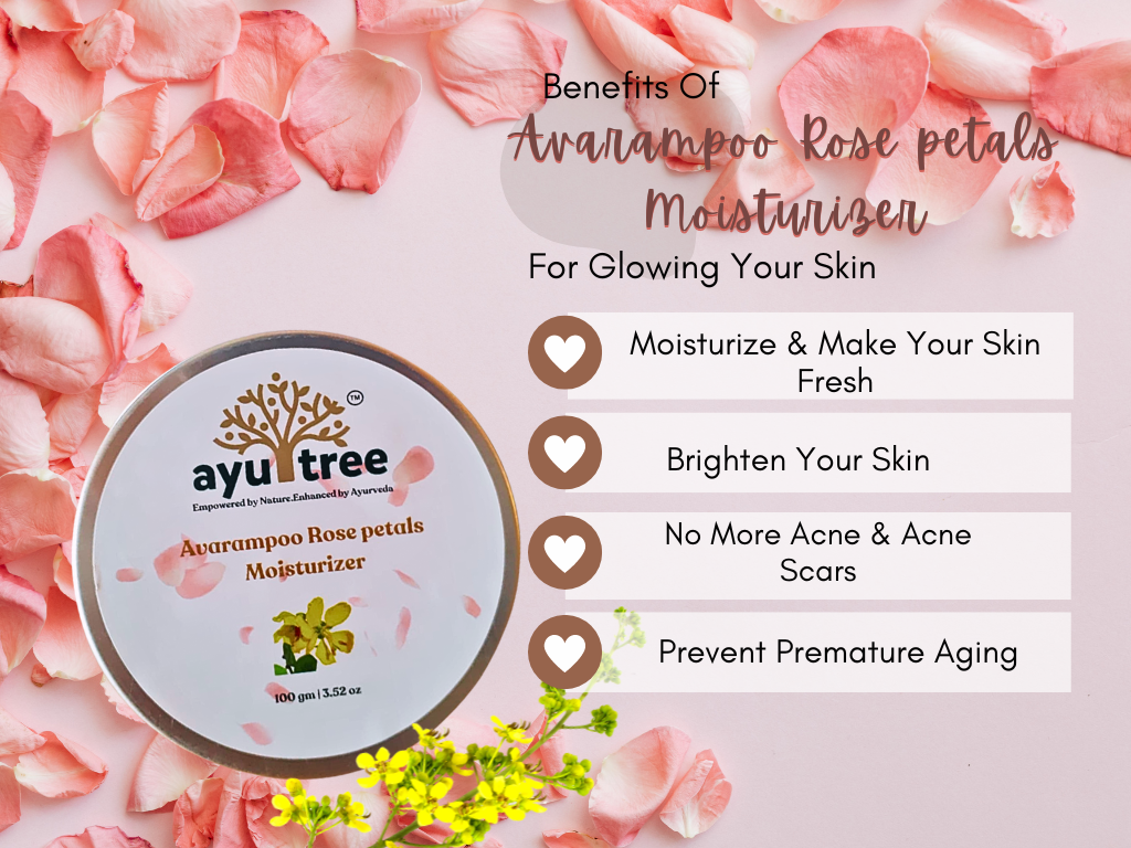 Avarampoo Rose petals Moisturizer 100gms